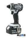 【makita】【未使用品】マキタ『充電式インパクトドライバ』TD149DRFXW 白 18V リチウムイオン3.0Ah×2本 アプト 充電器【中古】