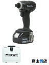 【Makita】【未使用品】マキタ『充電式インパクトドライバ』TD149DRFXB 黒 18V リチウムイオン3.0Ah×2本 アプト 充電器【中古】