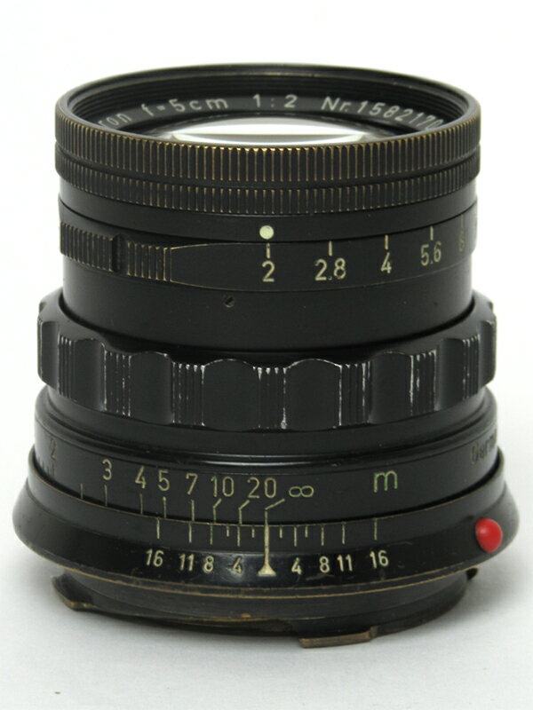 Leica】ライカ『ズミクロン50mmF2 第1世代』1582170 ブラック 固定鏡胴 