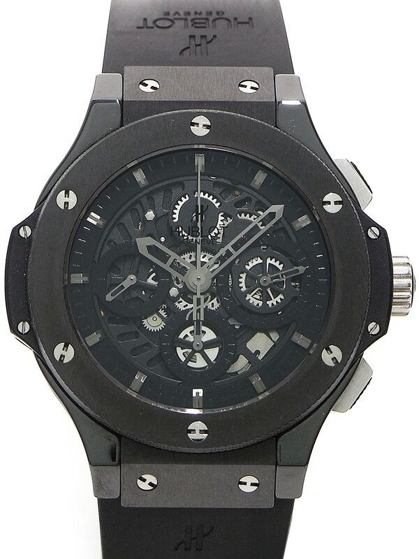 【HUBLOT】【500本限定】【裏スケ】ウブロ『ビッグバン アエロバン オールブラック』310.C ...