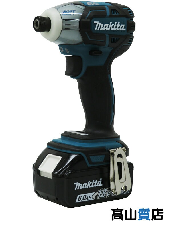 【makita】【未使用品】マキタ『充電式ソフトインパクトドライバ』TS141DRGX 青 18V リチウムイオン6.0Ah×2本 アプト【中古】