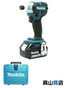 【makita】【未使用品】マキタ『充電式ソフトインパクトドライバ』TS141DRGX 青 18V リチウムイオン6.0Ah×2本 アプト【中古】