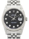 【ROLEX】【内部点検済】ロレックス『デイトジャスト 10Pダイヤ』16234G F番'04年頃製 メンズ 自動巻き 12ヶ月保証【中古】b01w/h08AB