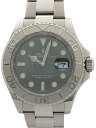 【ROLEX】【'17年購入】ロレックス『ヨットマスターロレジウム』116622 ランダム番 メンズ 自動巻き 12ヶ月保証【中古】b02w/h03AB