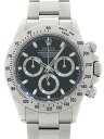 【ROLEX】【黒文字盤】【ニューバックル】【仕上済】ロレックス『コスモグラフ デイトナ』116520 V番’09年頃製 メンズ 自動巻き 12ヶ月保証【中古】b06w/h03A