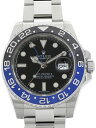 【ROLEX】【’14年購入】【美品】ロレックス『GMTマスター2 青×黒ベゼル』116710BLNR ランダム番 メンズ 自動巻き 12ヶ月保証【中古】b06w/h06SA