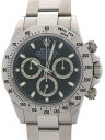 【ROLEX】【黒文字盤】【ニューバックル】ロレックス『コスモグラフ デイトナ』116520 M番’07年頃製 メンズ 自動巻き 12ヶ月保証【中古】b03w/h15A