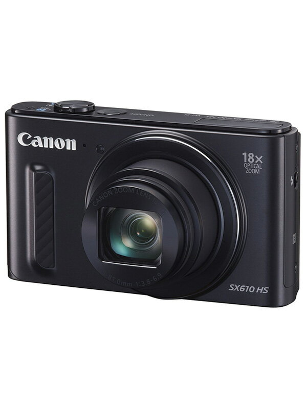 【Canon】キヤノン『PowerShot SX610 HS』PSSX610HS(BK) ブラック 2020万画素 光学18倍 広角25mm フルHD Wi-Fi コンパクトデジタルカメラ【中古】b03e/h20S