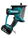 【makita】マキタ『充電式ボードカッタ』SD180DRGX 18V リチウムイオン6.0Ah 石こうボード30mm 木材15mm ストローク6mm【中古】 名　称 充電式ボードカッタ 型　番 SD180DRGX 種　類 ボードカッター 付属品 バッテリBL1860B×2、充電器、ケース、石こうボード用ブレード(1枚)、ブレードカバー、ベースカバー、六角棒スパナ3 保証期間 1週間保証 ランク S 品 状　態 未使用品です。 ※輸送用ダンボール、ケースに若干のキズ、スレ、汚れが見られる場合がございます。本体・付属品に影響はございません。 ●切断能力：石こうボード 30mm/木材 15mm ●ストローク数:0〜6,000回/分 ●ストローク:6mm ●本機寸法:263×79×290mm（バッテリ含む） ●質量:1.9kg