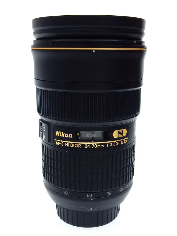 【Nikon】ニコン『AF-S NIKKOR 24-70mm f/2.8G ED』AFS24-70G FXフォーマット デジタル一眼レフカメラ用レンズ 1週間保証【中古】b03e/h20B