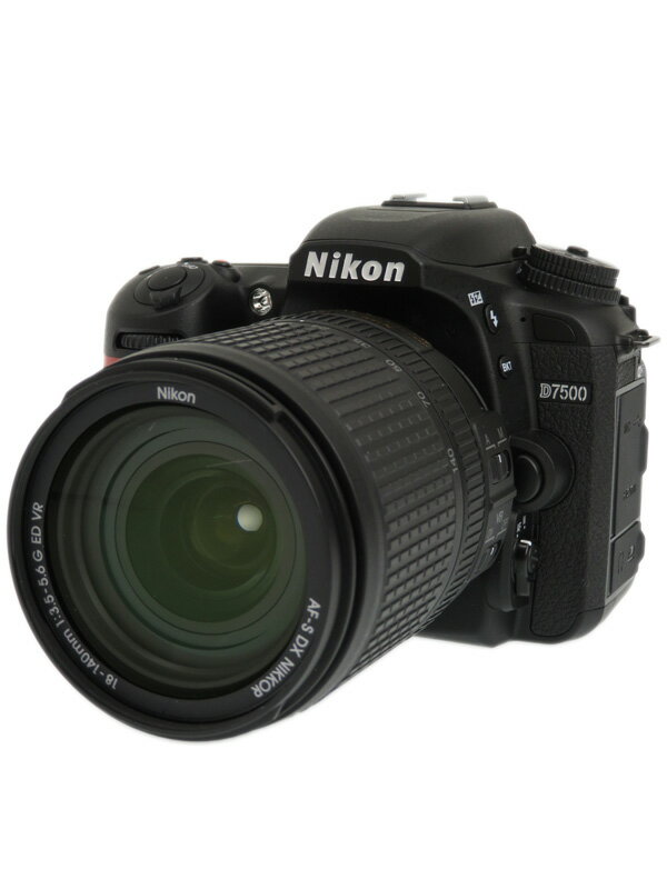 【Nikon】ニコン『D7500 18-140 VR レンズキット』D7500LK18140 2088万画素 DXフォーマット 4K動画 デジタル一眼レフカメラ 1週間保証【中古】b06e/h17AB