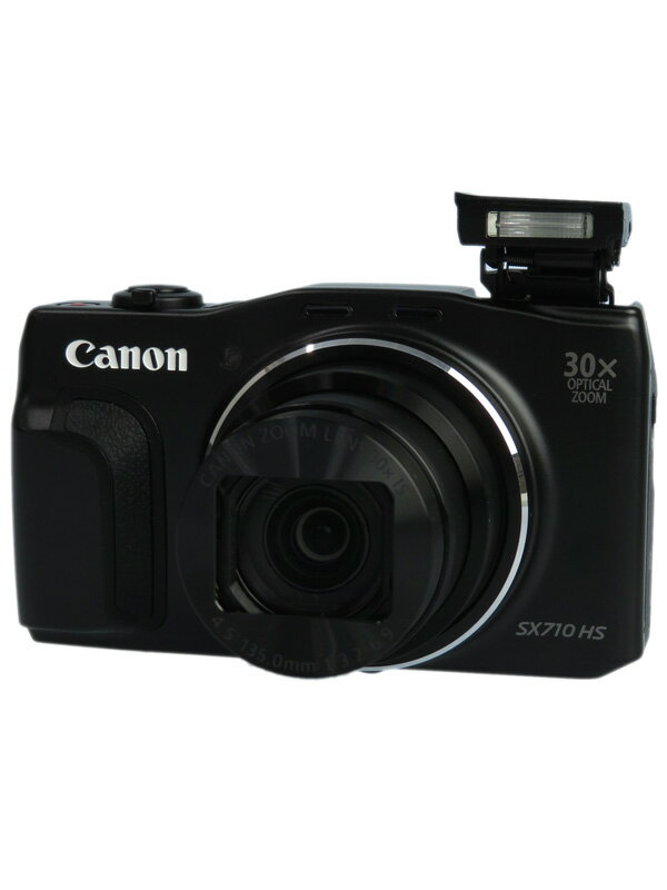 【Canon】キヤノン『PowerShot(パワーショット) SX710 HS』PSSX710HS(BK) ブラック 2030万画素 光学30倍 Wi-Fi コンパクトデジタルカメラ【中古】b03e/h16AB