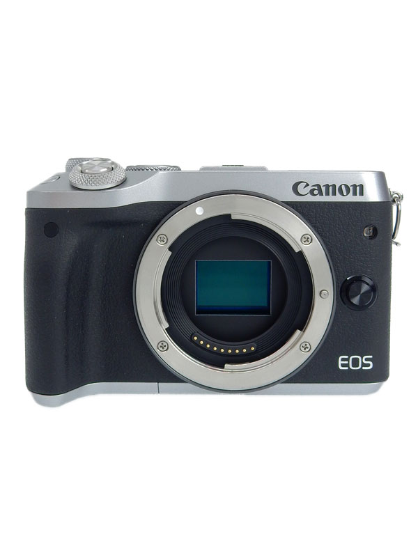 【Canon】キヤノン『EOS M6 ボディ』シルバー 2420万画素 ISO100〜25600 SDXC ミラーレス一眼カメラ【中古】b02e/h03A