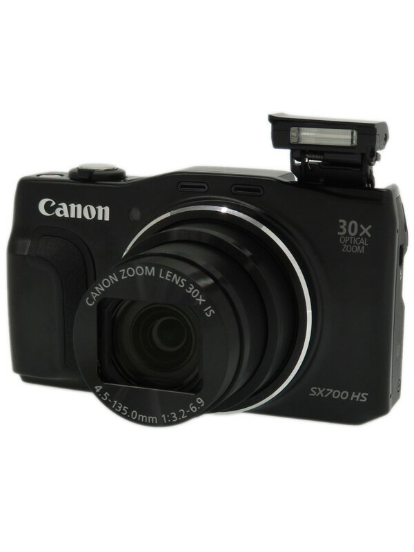 【Canon】キヤノン『PowerShot(パワーショット) SX700 HS』PSSX700HS(BK) 1610万画素 光学30倍 コンパクトデジタルカメラ【中古】b06e/h18AB