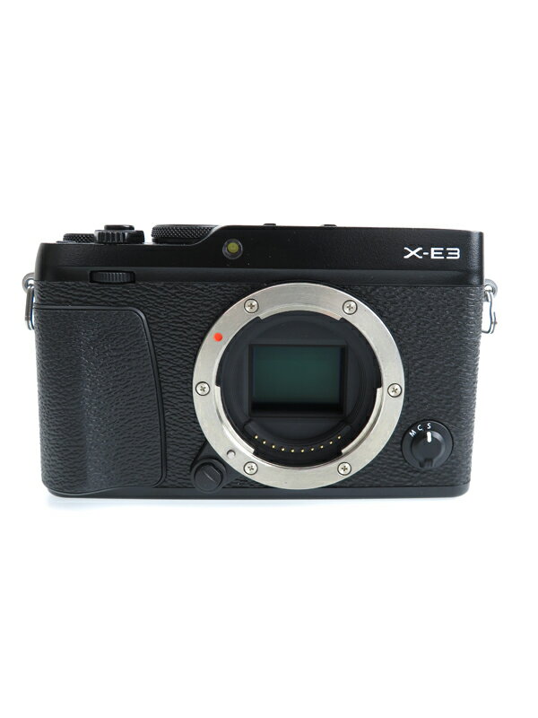 【FUJIFILM】富士フイルム『X-E3 ボディ』F X-E3-B ブラック 2430万画素 SDXC ミラーレス一眼カメラ 1週間保証【中古】b03e/h11AB