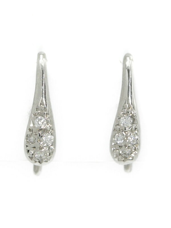 Star Jewelry】【フックピアス】スタージュエリー『PT950ピアス