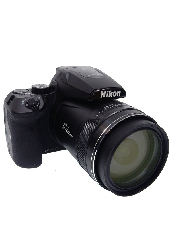 【Nikon】ニコン『COOLPIX P900』P900BK ブラック 2015年3月発売 1605万画素 光学83倍 SDXC Wi-Fi デジタルカメラ 1週間保証【中古】b03e/h17AB