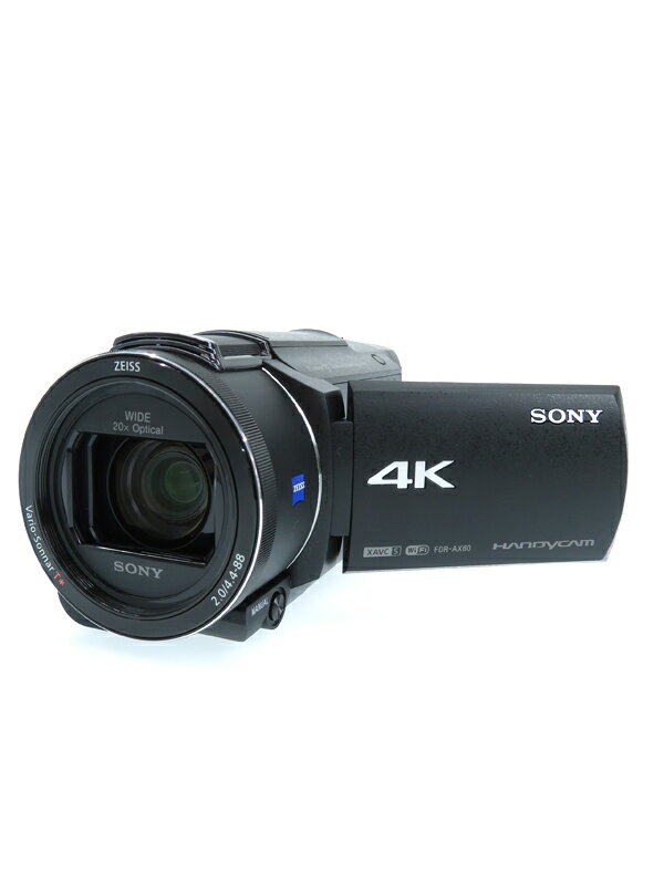 【SONY】ソニー『4Kハンディカム』FDR-AX60 829万画素 光学20倍 64GB デジタルビデオカメラ 1週間保証【中古】b02e/h10A