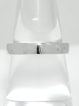【Cartier】【仕上済】カルティエ『ハッピーバースデー ロゴ リング』18.5号 1週間保証【中古】b01j/h02SA
