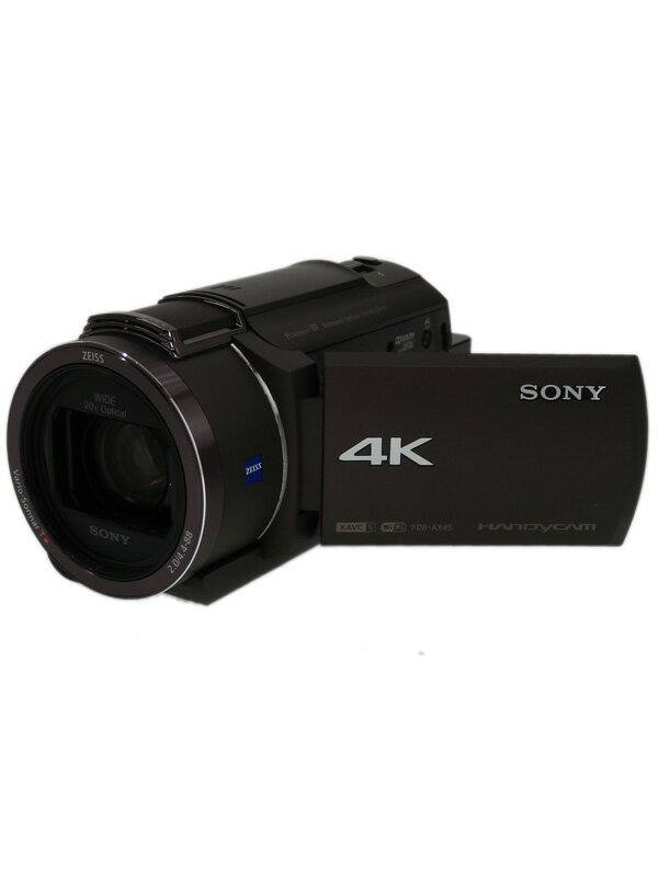 【SONY】ソニー『4Kハンディカム』FDR-AX45(TI) ブロンズブラウン 光学20倍 64GB デジタルビデオカメラ【中古】b03e/h11AB