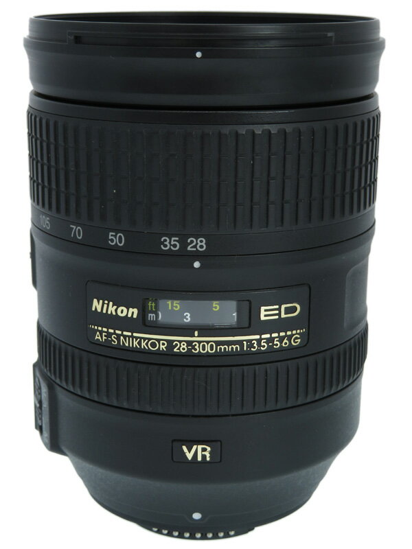 【Nikon】ニコン『AF-S NIKKOR 28-300mm f/3.5-5.6G ED VR』AFS28300GVR FXフォーマット デジタル一眼レフカメラ用レンズ 1週間保証【中古】