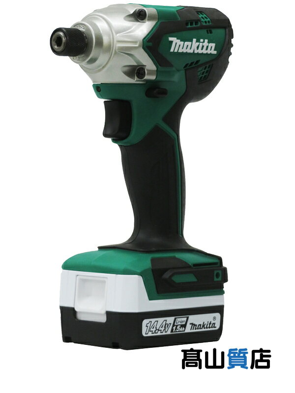 【makita】【未使用品】マキタ『充電式インパクトドライバ』MTD001DSX 14.4V 1.5Ah バッテリ2本・充電器・ケース付 LED 145N・m インパクトドライバー【中古】