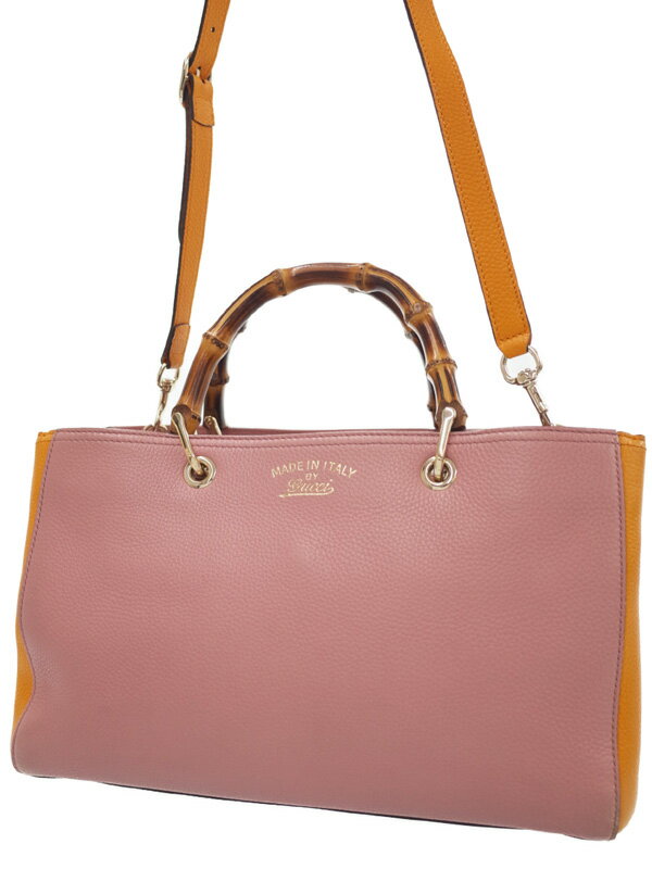 【GUCCI】【日本限定色】【バイカラー】グッチ『バンブー ...