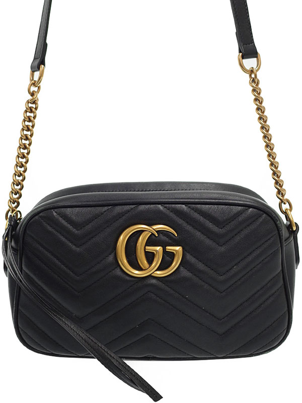 【GUCCI】グッチ『GGマーモント ショルダーバッグ』447632 レディース 1週間保証【中古】(8300024730016): バッグ