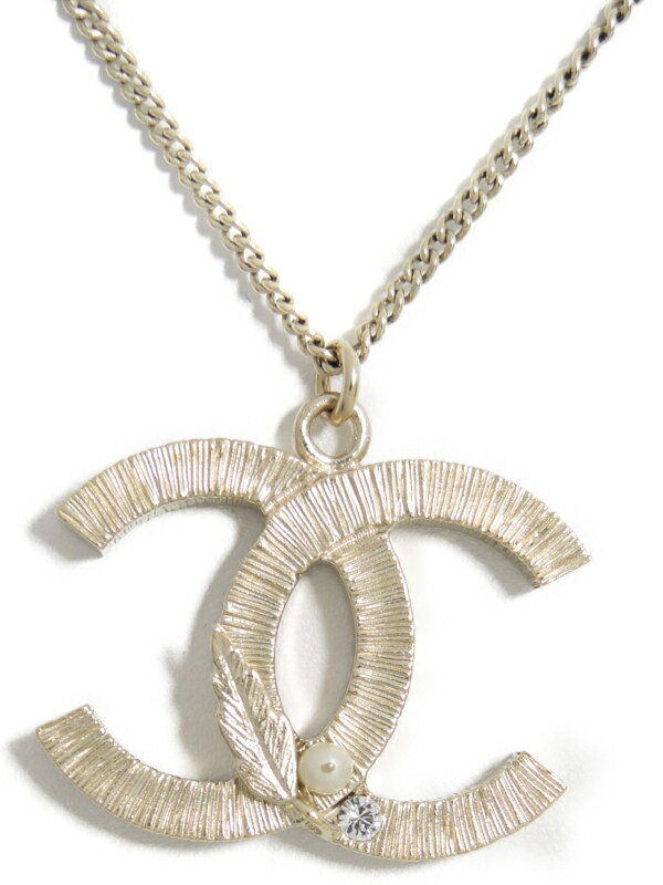 【CHANEL】【羽根】【フェイクパール】シャネル『2011年 ココ