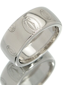 【Cartier】カルティエ『ハッピーバースデー リング LM』12号 1週間保証【中古】b02j/h07A