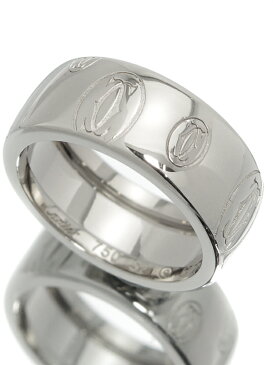 【Cartier】カルティエ『ハッピーバースデー リング LM』12号 1週間保証【中古】b02j/h07A