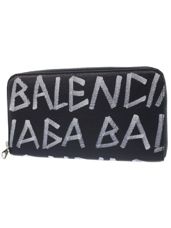 【BALENCIAGA】バレンシアガ『グラフィティ ラウンドファスナー