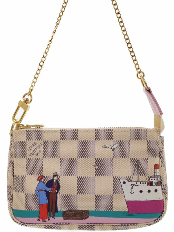 LOUIS VUITTON】ルイヴィトン『ダミエ アズール ミニポシェット LOUIS VUITTON】ルイヴィトン『ダミエ アズール ミニポシェット