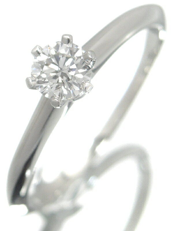 TIFFANY&Co.】【鑑定書】ティファニー『PT950 ソリティア リング 1P
