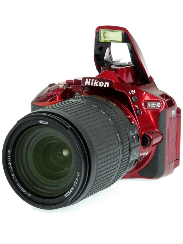 Nikon】ニコン『D5500 18-140 VR レンズキット』レッド 2416万画素 DX
