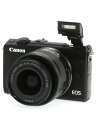 【Canon】キヤノン『EOS M100 EF-M15-45 IS STM レンズキット』ブラック 2420万画素 SDXC フルHD動画 ミラーレス一眼カメラ 1週間保証【中古】