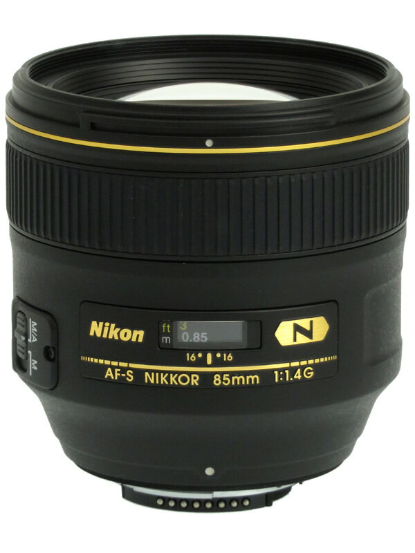 【Nikon】ニコン『AF-S NIKKOR 85mm f/1.4G』中望遠 ポートレート 一眼レフカメラ用レンズ 1週間保証【中古】