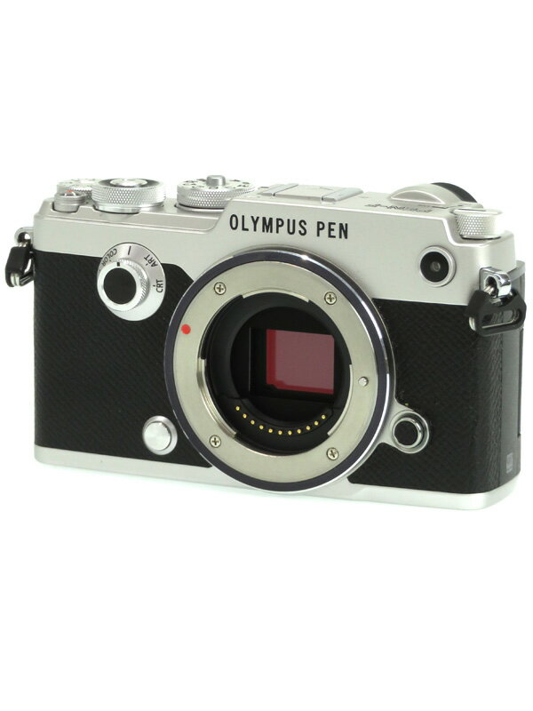 【OLYMPUS】オリンパス『OLYMPUS PEN-F ボディー』シルバー 2030万画素 SDXC Wi-Fi フルHD動画 ミラーレス一眼カメラ 1週間保証【中古】