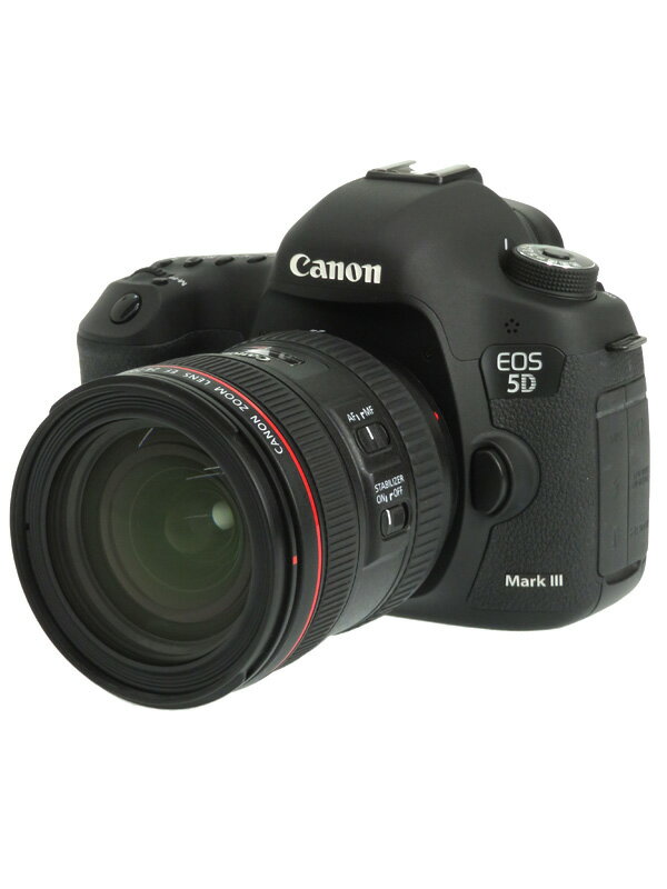 【Canon】キヤノン『EOS 5D Mark III EF24-70mm F4L IS USMレンズキット』2230万画素 フルサイズ SDXC/CF フルHD動画 デジタル一眼レフカメラ 1週間保証【中古】