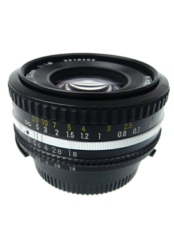 【Nikon】ニコン『Ai Nikkor 50mm f/1.8S』ニコンFマウント パンケーキ標準レンズ レンズ 1週間保証【中古