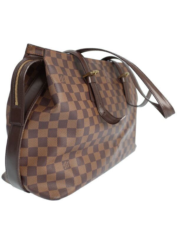 【LOUIS VUITTON】ルイヴィトン『ダミエ チェルシー』N51119 レディース トートバッグ 1週間保証【中古】b06b/h09BC