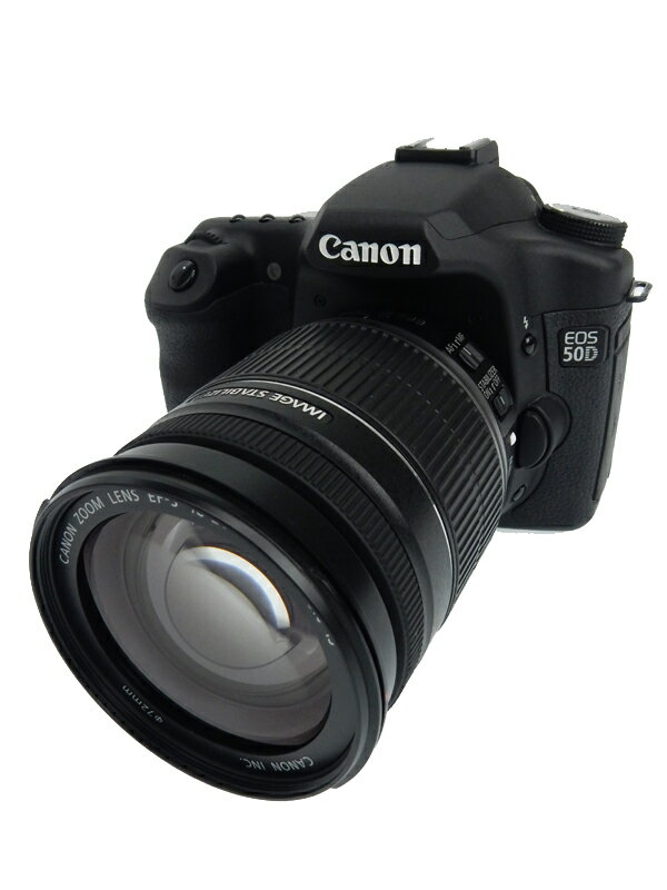 【Canon】キヤノン『EOS 50D EF-S18-200 IS レンズキット』EOS50D18200ISLK 1510万画素 3インチ CFカード デジタル一眼レフカメラ 1週間保証【中古】