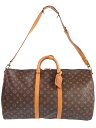 【LOUIS VUITTON】【旅行用ボストンバッグ】ルイヴィトン『モノグラム キーポル バンドリエール55』M41414 メンズ レディース 2WAYバッグ 1週間保証【中古】b02b/h19B