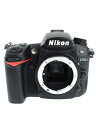 【Nikon】ニコン『D7000 ボディ』DXフォーマット 1620万画素 3インチ SDXC フルHD動画 デジタル一眼レフカメラ 1週間保証【中古】