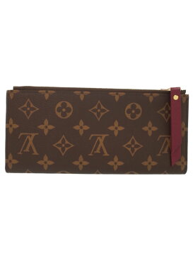 【LOUIS VUITTON】ルイヴィトン『モノグラム ポルトフォイユ アデル』M61269 レディース 二つ折り長財布 1週間保証【中古】b06b/h18B