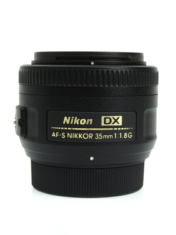 【Nikon】ニコン『AF-S DX NIKKOR 35mm f/1.8G』52.5mm相当 デジタル一眼レフカメラ用レンズ 1週間保証【中古】b03e/h21AB