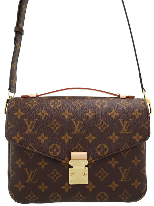 【LOUIS VUITTON】ルイヴィトン『モノグラム ポシェット メティスMM』M44875 レディース 2WAYバッグ 1週間保証【中古】