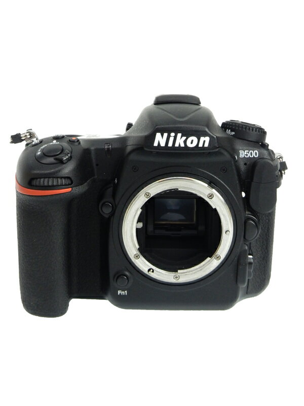 【Nikon】ニコン『D500 ボディ』2088万画素 DXフォーマット ISO51200 Wi-Fi XQD/SDXC 4K動画 デジタル一眼レフカメラ 1週間保証【中古】