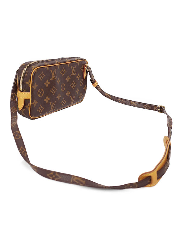 【LOUIS VUITTON】ルイヴィトン『モノグラム ポシェット マルリー バンドリエール』M51828 レディース ショルダーバッグ 1週間保証【中古】b01b/h17A