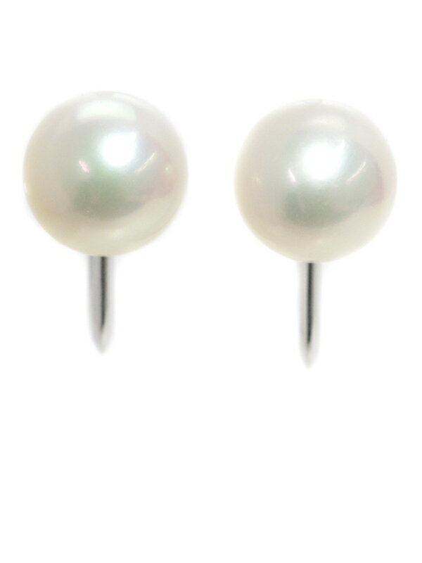 【MIKIMOTO】【ネジ式】ミキモト『K14WG イヤリング パール8.3mm 8.3mm』1週間保証【中古】のサムネイル